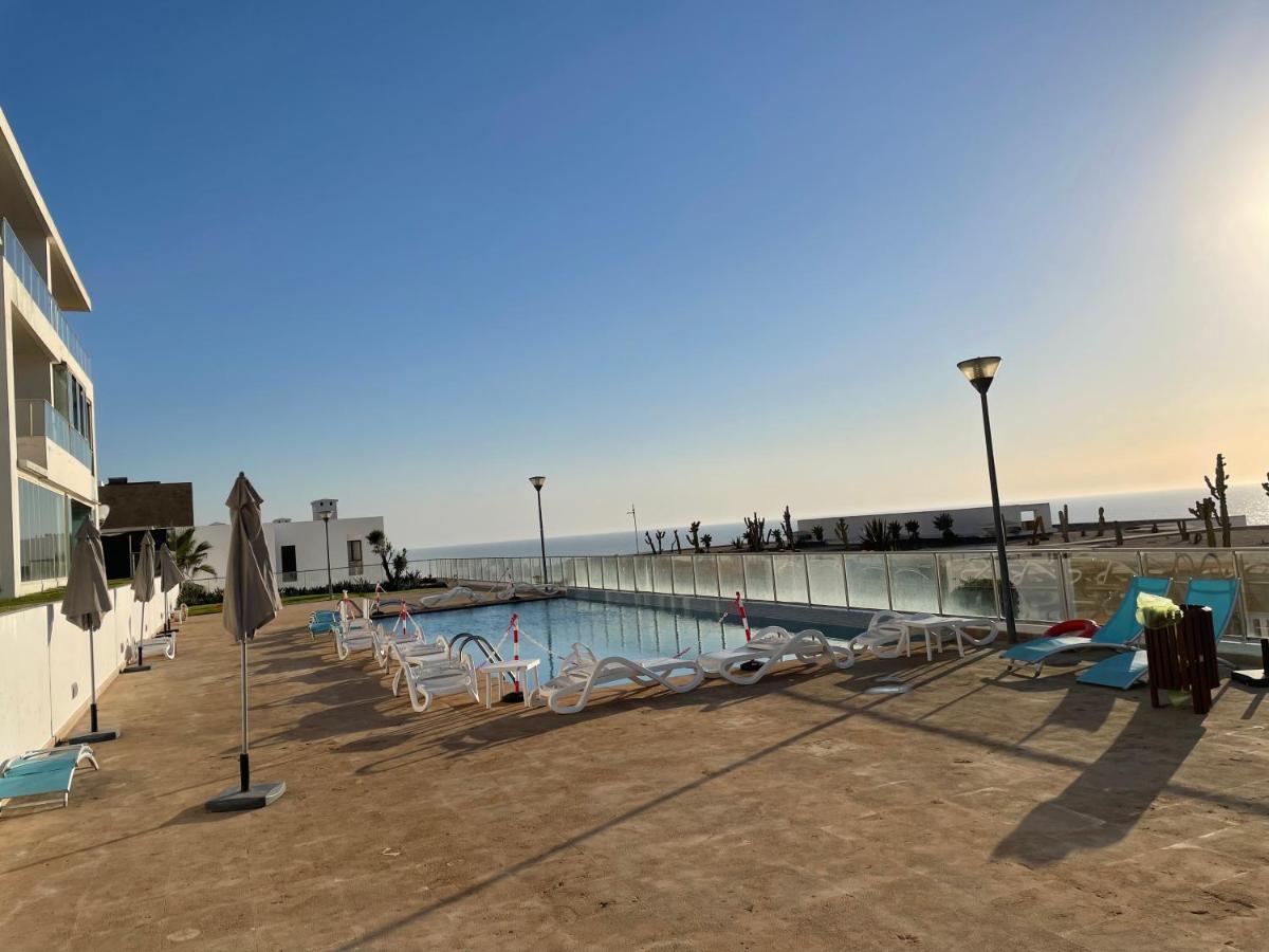 Appart De Luxe Front De Mer Prestigia Plage Des Nations Salé Exteriör bild